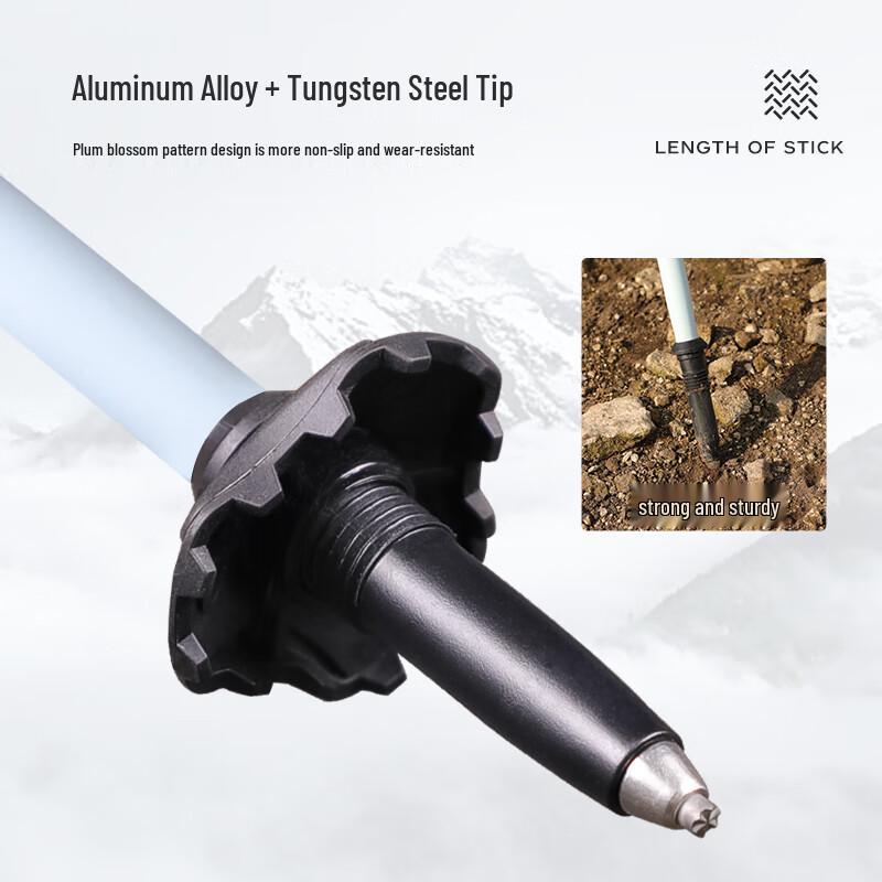 PIONEER Sirius 9 Series Carbon Aluminum T-Handle Trekking Pole