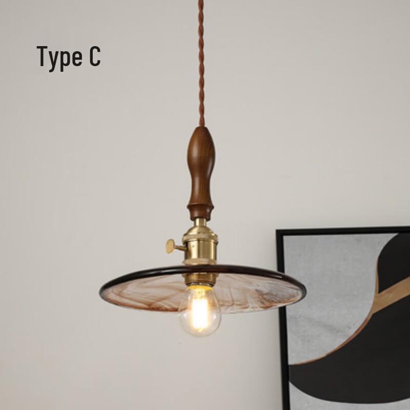Retro Glass LED Pendant Lamp
