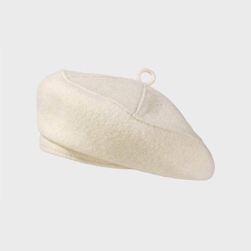 Beret wełniany damski jesienno-zimowy kapelusz malarza