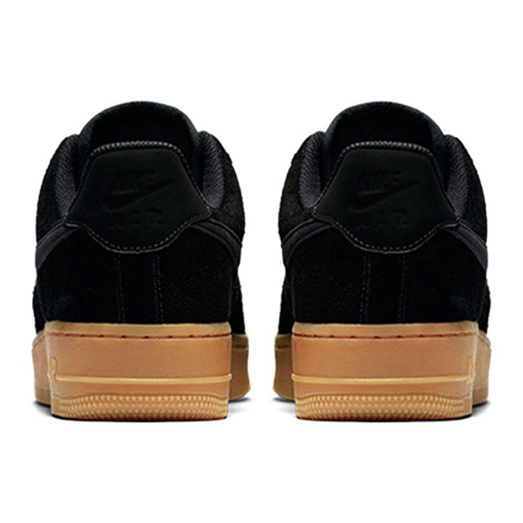 Nike Air Force 1 Low Zwart Gum Dames AA0287-002