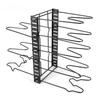 8 Tiers Pan Pot Organizer Rack 3 DIY Methods Adjustable Cabinet Pantry Pots Lids Storage Rack Kitchen Organization