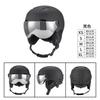 Unisex Ski Snowboard Helmet With Removable Goggles Adults Kids ABS EPS Safety Headgear Outdoor Winter Sports