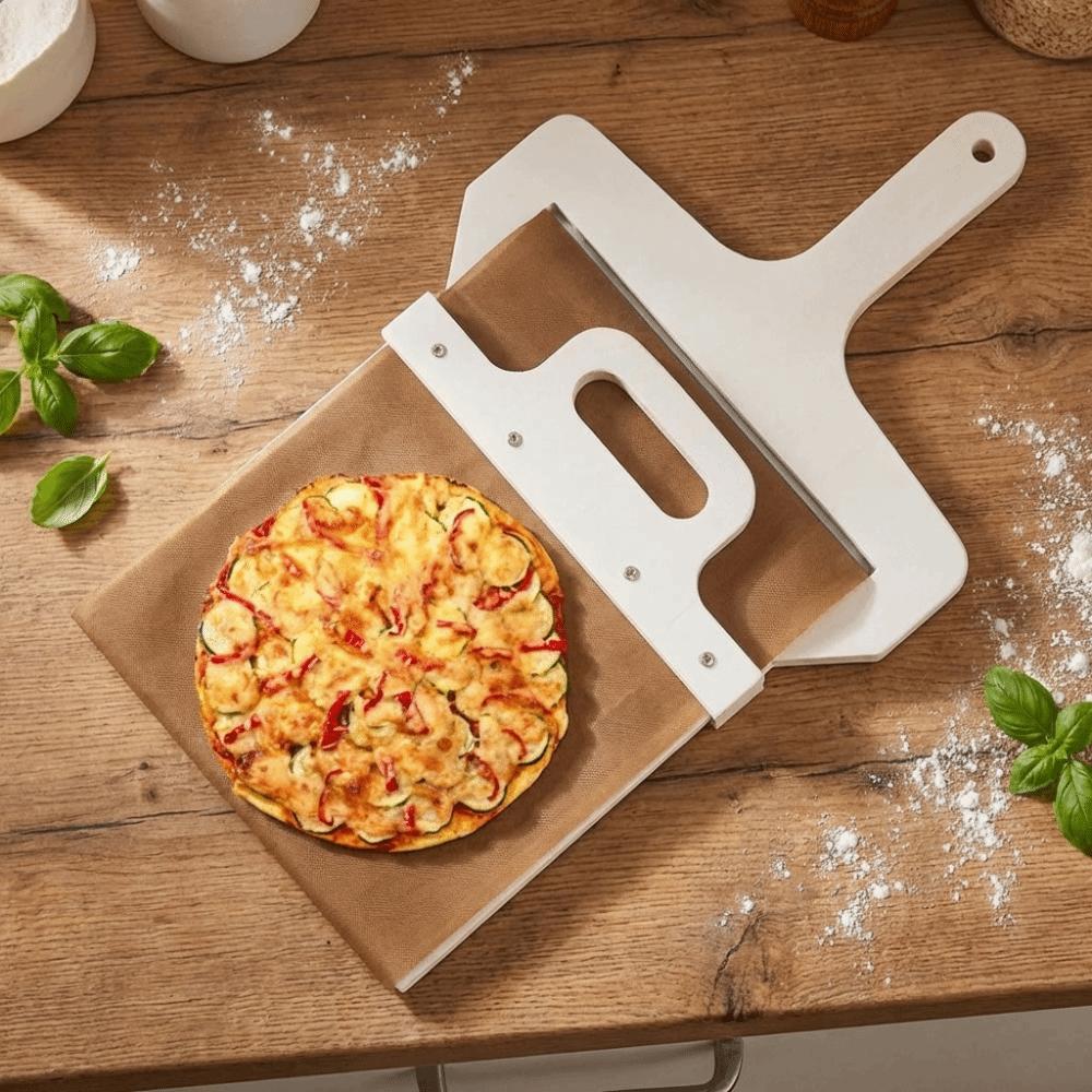 Wooden Sliding Pizza Peel Non-Stick Pizza Slider Paddle Pizza Serving Board  Bread Baking