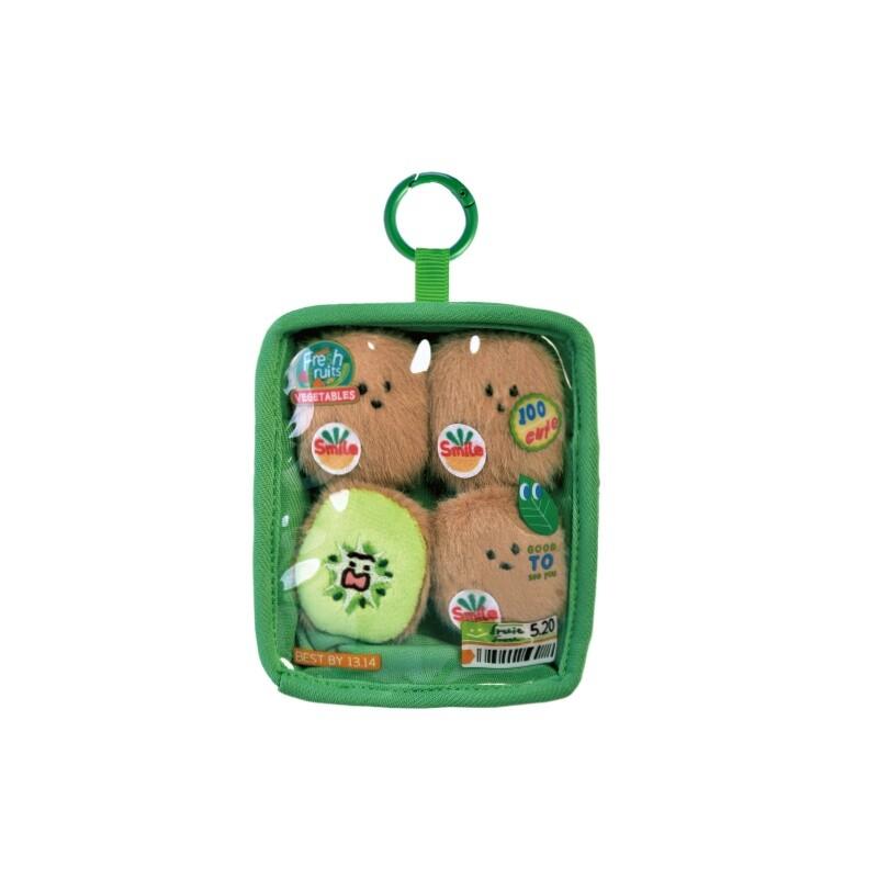 Fruit & Groente Serie Pluche Speelgoed Tas Hanger Mini Kawaii Sinaasappel Aardbei Pitaya Aubergine Blauwe Bes Appel Tomaat Knoflook 10CM