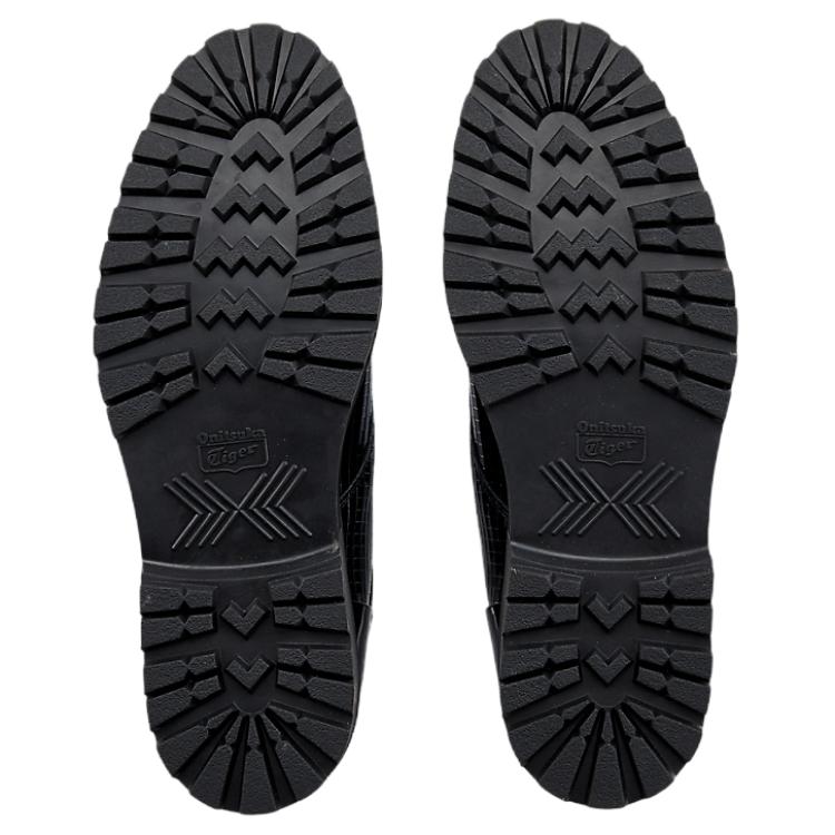 Onitsuka Tiger Derby Soft Comfortable Casual Leather Shoes Men shoes Black 1181A422-001