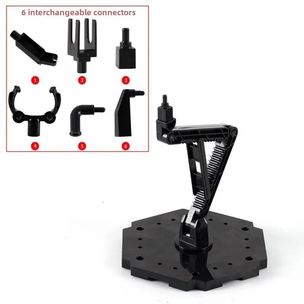 Replaceable Connectors Action Figure Stand Adjustable Arm Model Support Stand  Model Display