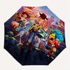 1 Auto Open Toy Story Characters Themed Colorful 8 rib Portable Umbrella for Men and Women, A Compact Commuting Companion Suitable for Daily