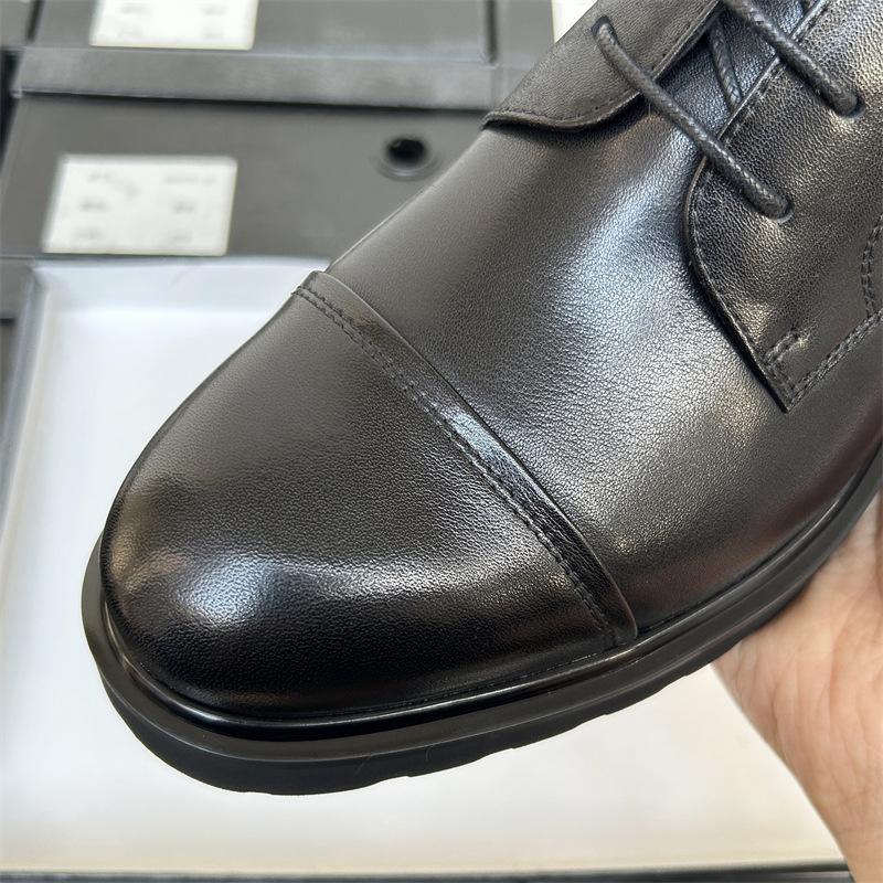 Light Sole Three Joint Leather Shoes Men'S Business Dress Leather Breathable Commuter Suit Work Men'S Shoes Casual Men'S Leather Shoes