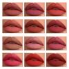 12 PIÈCES Ensemble de 12 gloss à lèvres mat longue durée ne colle pas aux tasses rouge à lèvres rouge à lèvres