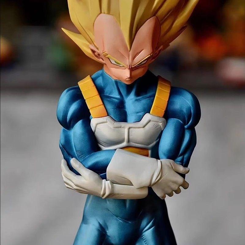 C3 Vegeta 28cm Drogan Boll Anime Figure Figurine Super Saiyan Statue Ssj Vegeta Collectible Desk Decor Custom Toys Gifts