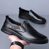 FashionSoft Driving Shoes for Men with Soft Soles Fashion Casual New Designer Black Spring Autumn Leather Shoes Male Loafers