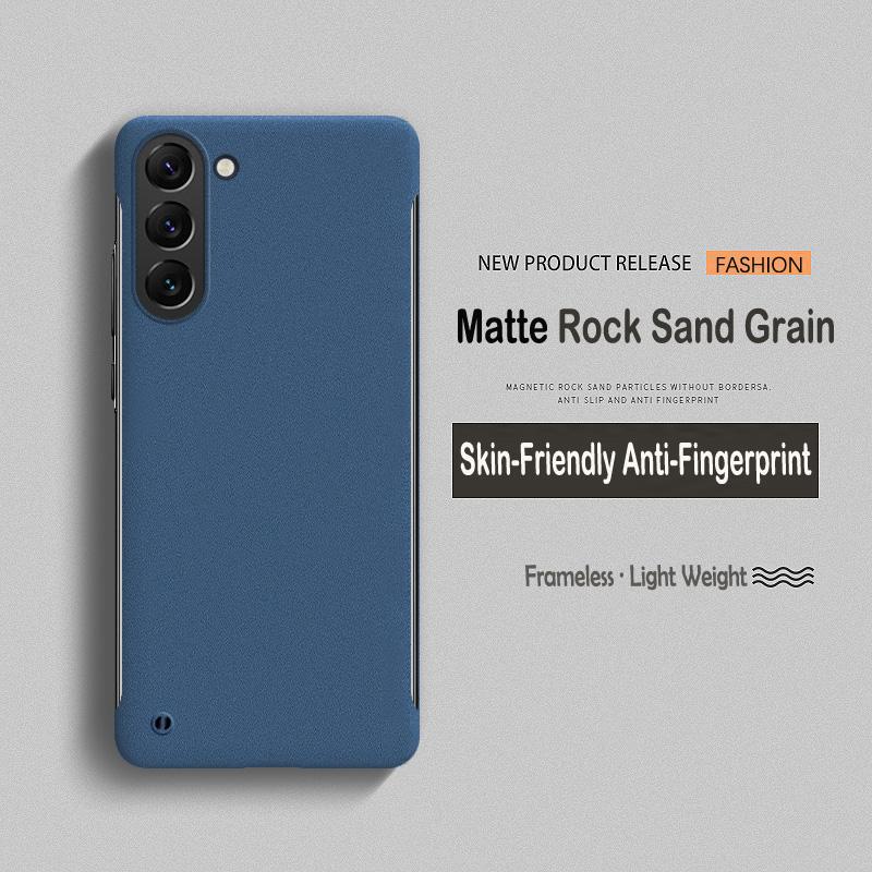 

Матовый чехол из матовой кожи без рамки для телефона Samsung S10 Plus Note 20 Ultra Note10 Plus, противоударный жесткий чехол для ПК for Note 10 синий