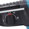 3 in 1 Impact Drill Hammer Set Lightweight Rechargeable Adjustable Mode Rotating Handle for Woodworking Projects Installation