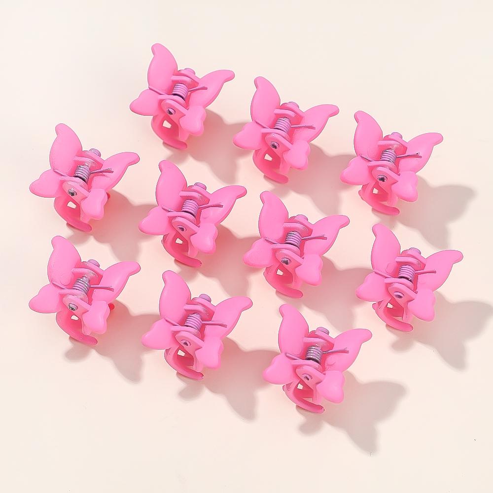 

10 шт. Новые красочные мини-заколки-крабики для волос в виде бабочек, зажимы, шпильки для волос для девочек, зажим-крабик, аксессуары для укладки волос