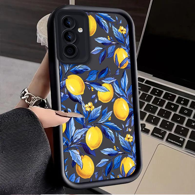 Fresh Lemon Case for Samsung Galaxy A53 A50 A50S A36 5G A35 A34 A33 A32 A30 A26 A24 A23 A22 A20 A16 A15 A14 A13 A12 4G Cover