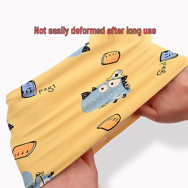 Children's Cotton Velvet Snood: Winter Warm Pullover Scarf for Boys & Girls