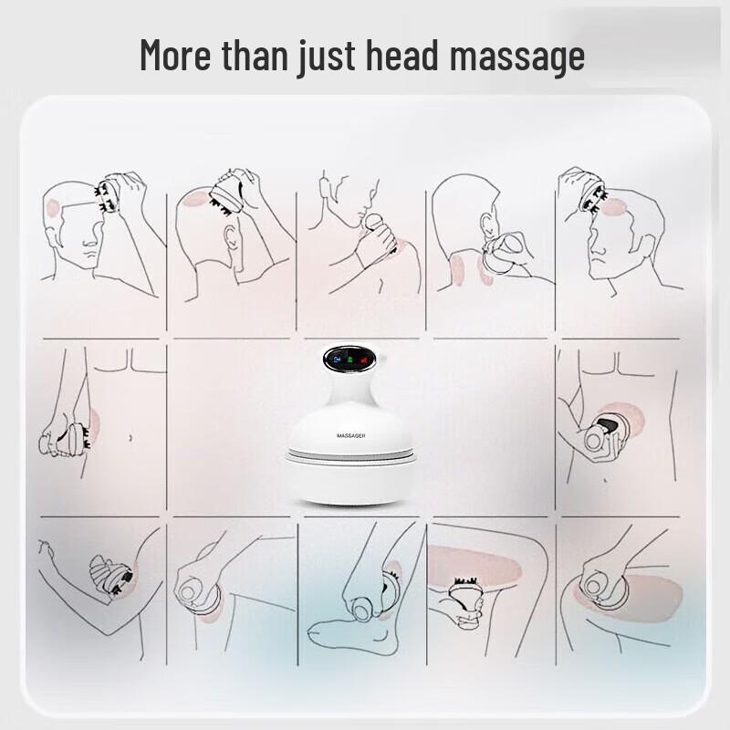 Shangheng SHZH-JKT002 Upgraded Wet & Dry Head Massager CN Plug (adapter Included)