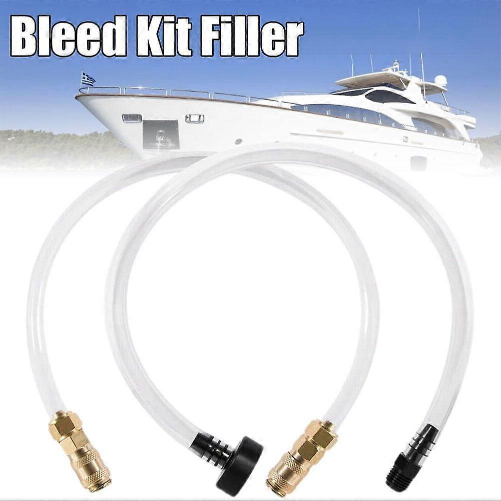 2Pcs Bleed Kit Filler Kit for Seastar Hydraulic Steering System Bridge Tube Hos