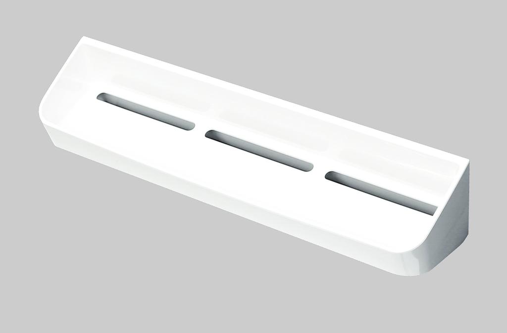 Asvel Lux MG Detergent Rack & Hook Magnet White