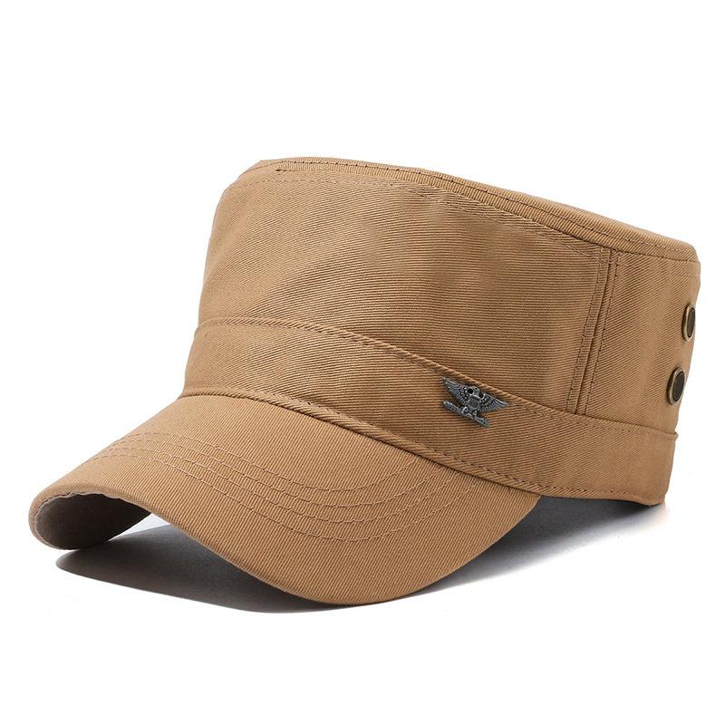 Hat Men's Winter Baseball Cap Peaked Cap Summer Outdoor Sun Hat Casual Versatile Flat Top Hat Military Hat