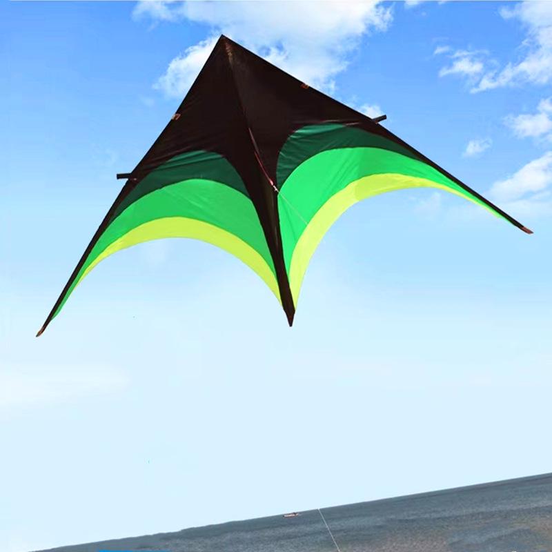 Seven-Color Triangle Flower Kite - Easy To Fly, Large Adult Size, Ideal for Light Breezes