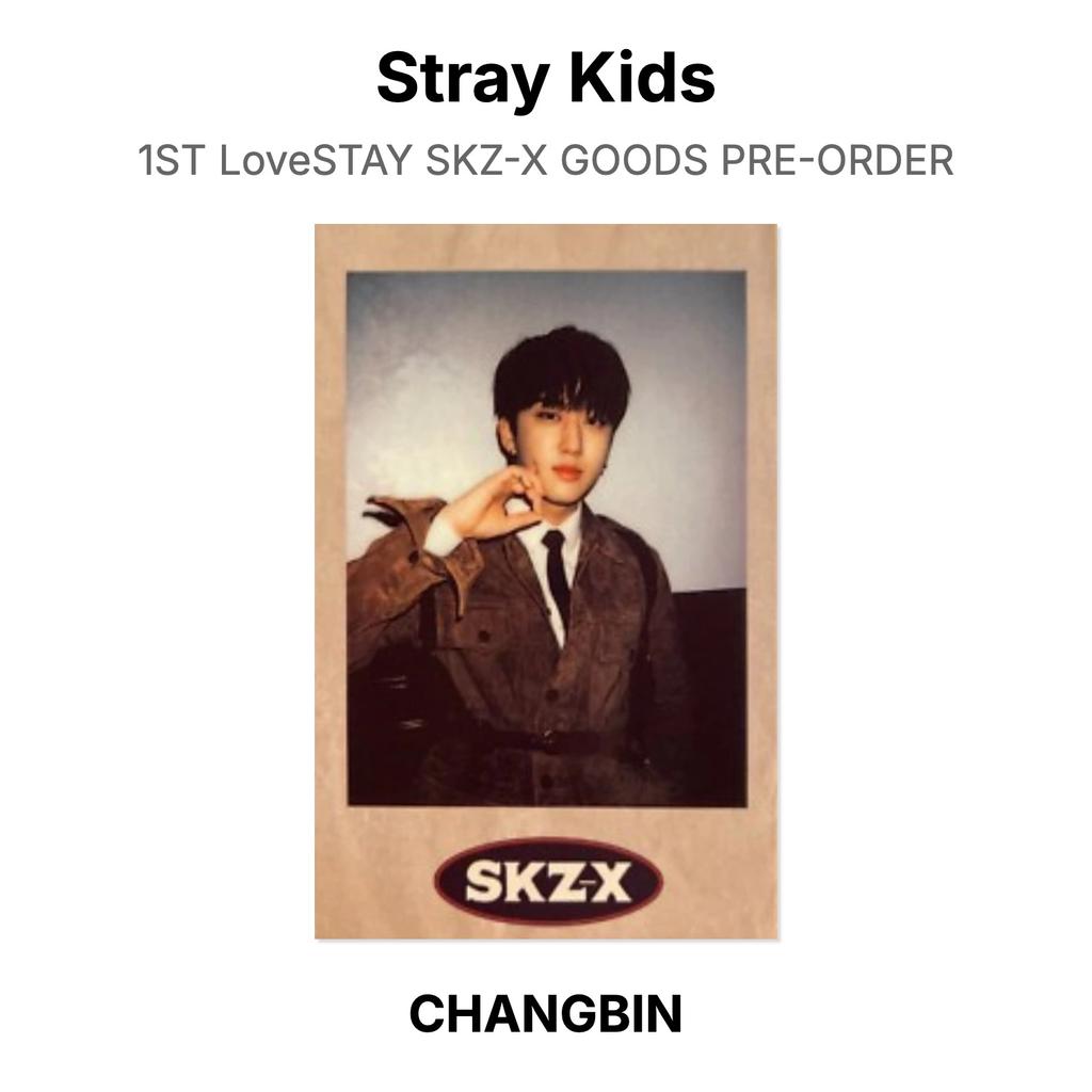Stray Kids 1ST LoveSTAY SKZ-X GOODS PRE-ORDER Official Photocard