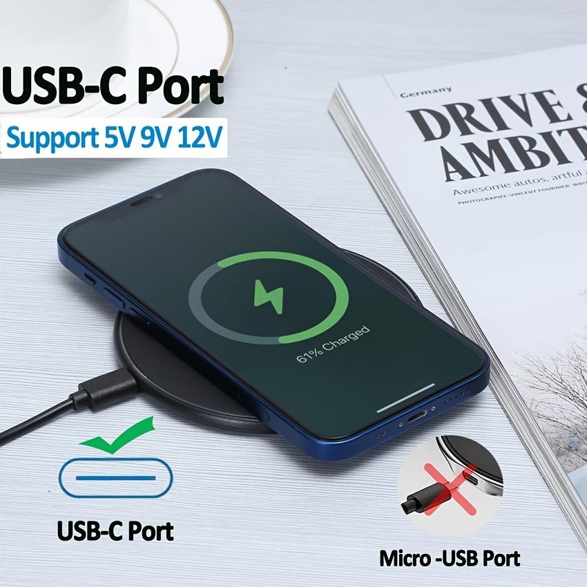 50W Fast Wireless Charger Pad for iPhone 14 13 12 11 Pro Max Samsung Galaxy S22 S21 S20 S10 S9 Xiaomi Wireless Charging Station