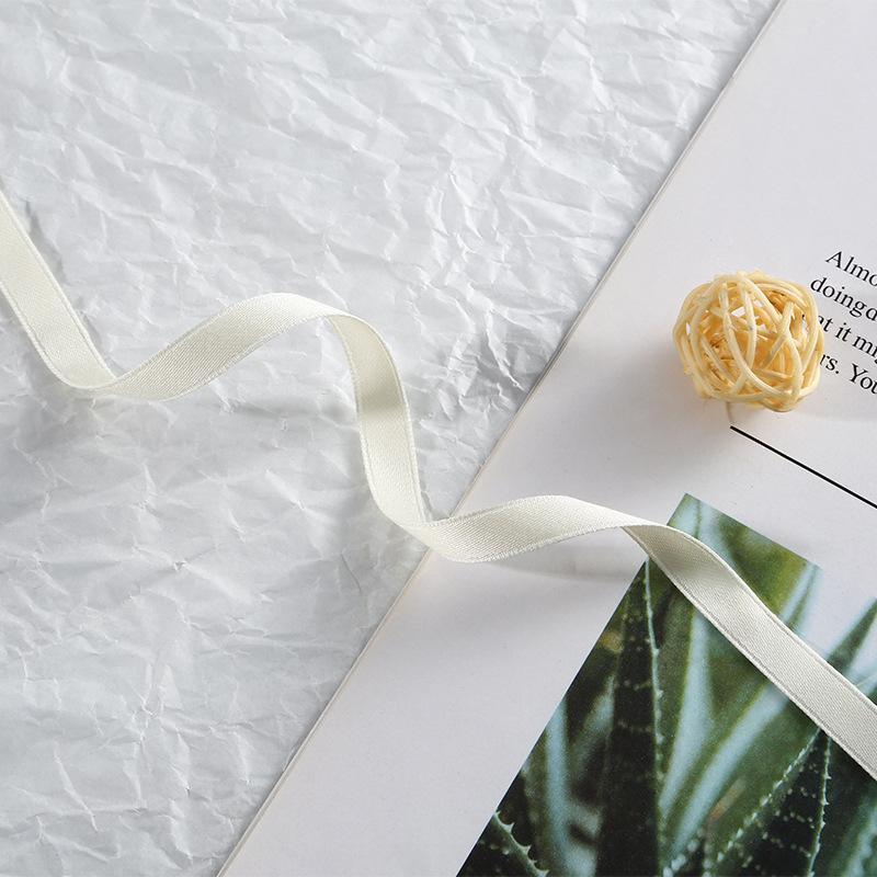 Double-Sided Matte Webbing Thickened Polyester-Cotton Jewelry Trophy Decorative Accessories Bow Colored Ribbon