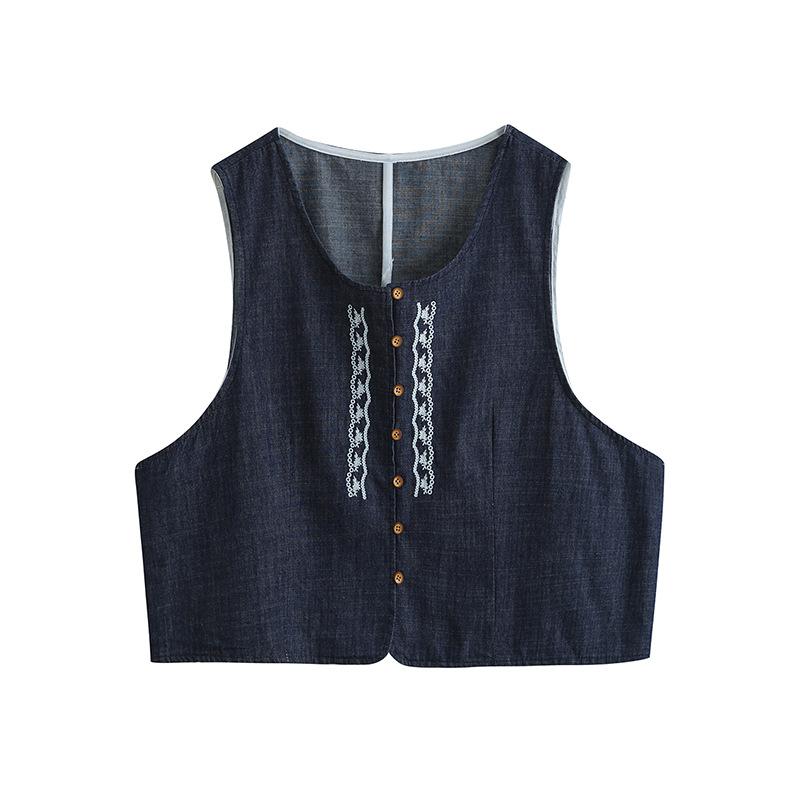 Autumn literary wash denim skirt women's medium and long skirt long skirt