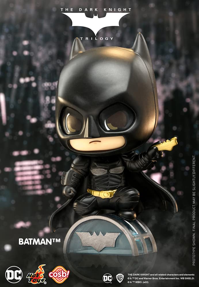 Cosby DC Collection The Dark Knight Trilogy Batman Approximately 8cm CBX014 #001 Non-Scale Figure, Black, Tall,