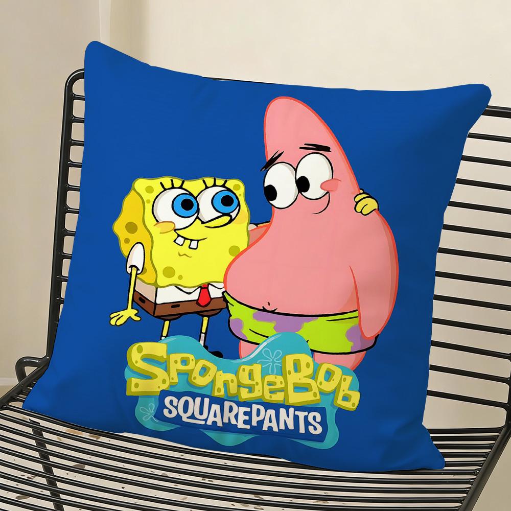 S-Sponge B-Bob Personalized Gifts Room Decorating Items Decorative Pillows Home Decorations Cushions Cover Cushion Covers Pillow
