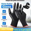 Halkfria Arbetshandskar Beläggning Nylon PU Säkerhetshandskar Nya Arbetskläder