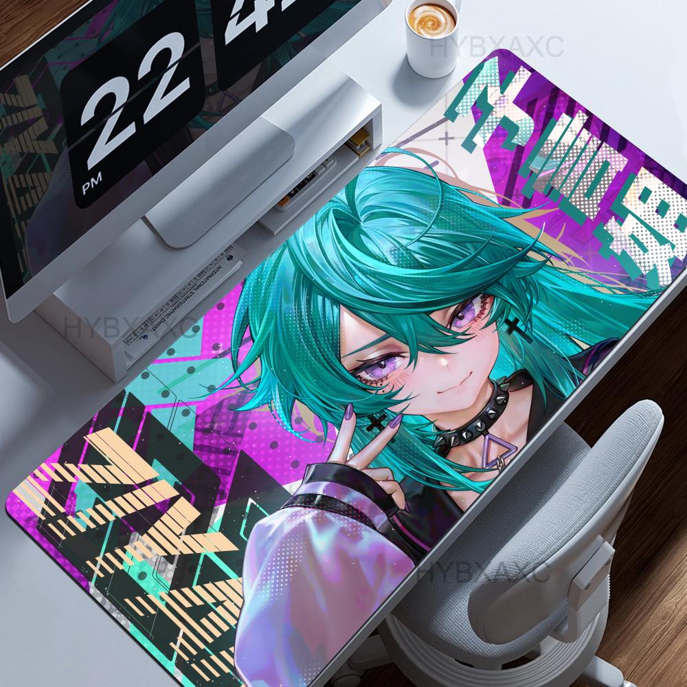Kawaii Mouse Pad Anime Cute Girl Gabinete Gamer Computer DeskMat Keyboard Pad PC Accessories Anime Girls Rubber Mousepad