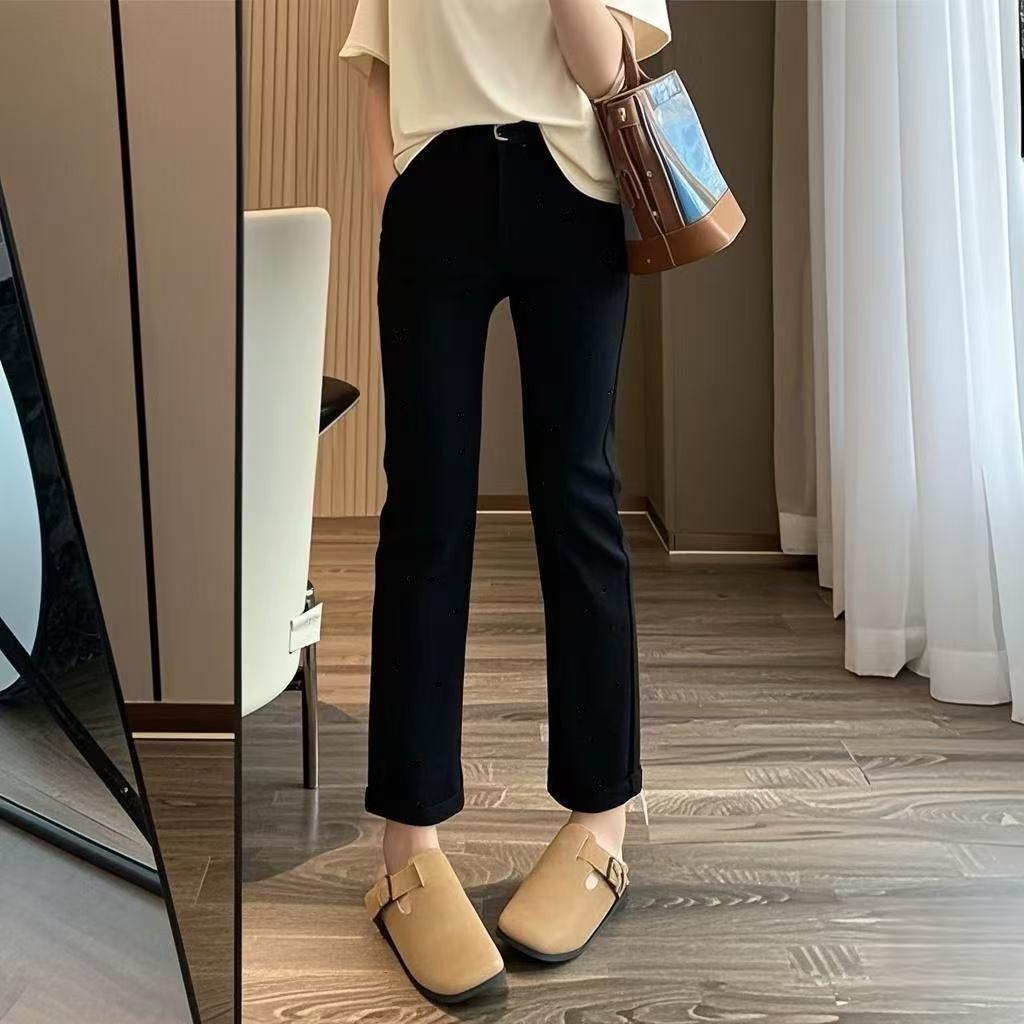 

Women s High-Waisted Slimming Plus Size Stretch Cigarette Pants 25 (80-88 jin)