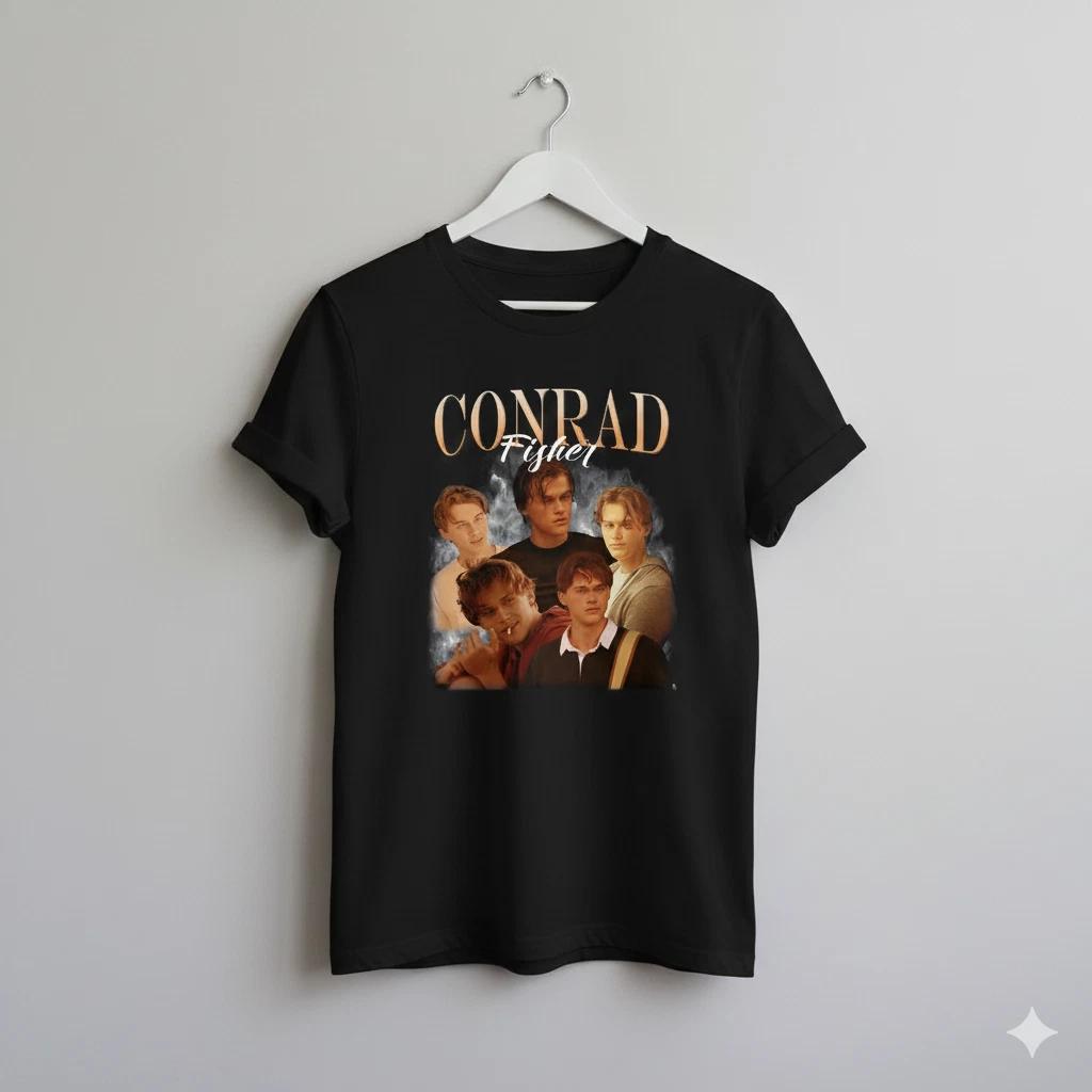 Conrad Fisher Graphic T-Shirt Black Unisex TV Show Fan Vintage Tee - S142 M