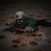 Elektrischer Halloween Krabbelgeist Glatze Sprachaktivierte Hof Blutiger Zombie Realistisches Leuchtendes Auge Kletternder Zombie Figur