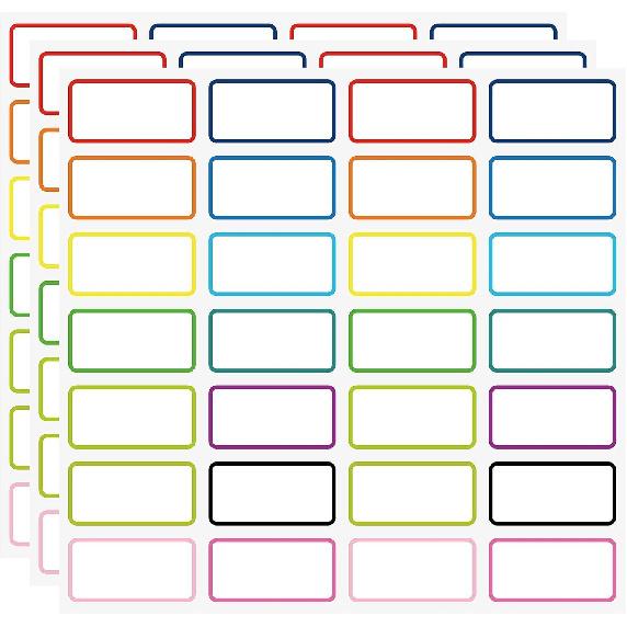 Reble Dry Erase Labels Sticky Notes for Storage B Organizing Jar Pantry, Waterproof Removable Label Stickers for Kitchen Office School All Purpose