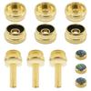 12Pcs Trumpet Valves Caps Instrument Button Buckle Trumpet Valves Finger Buttons