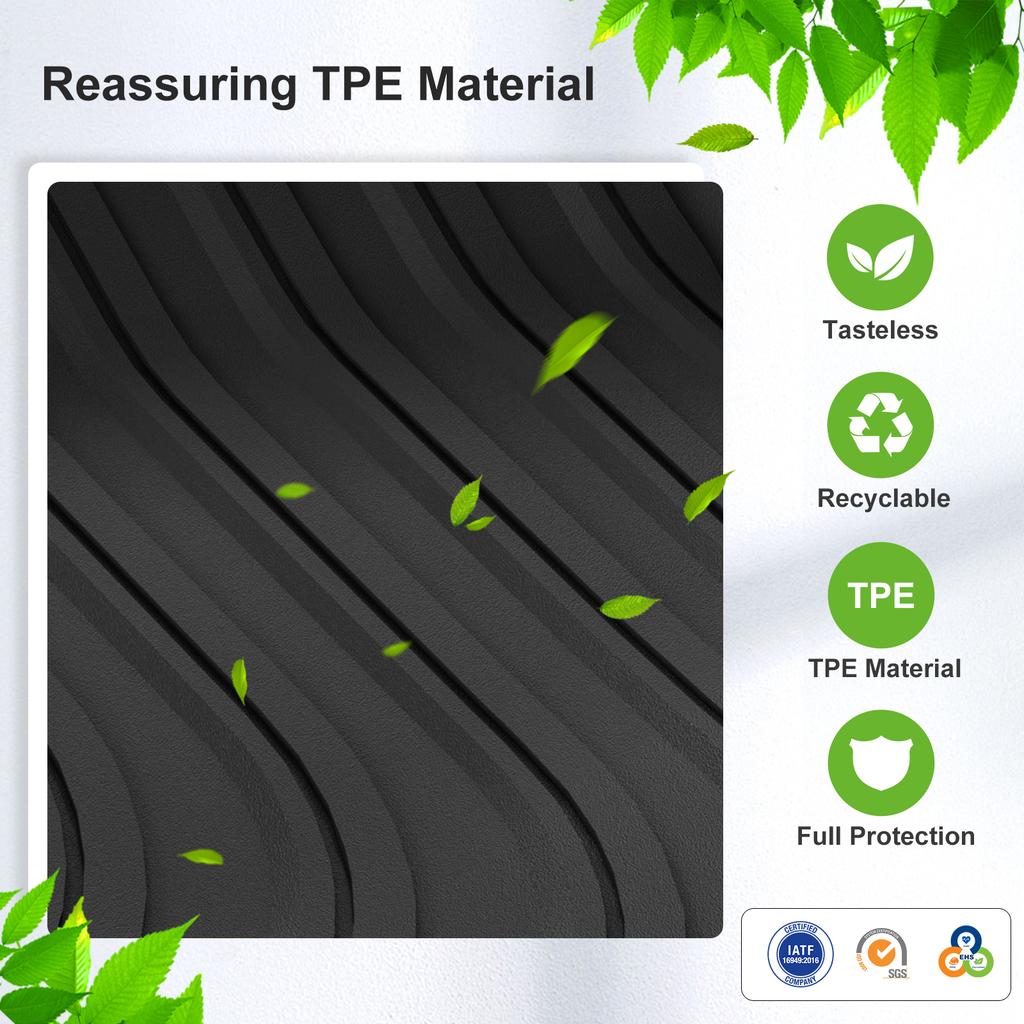for Toyota Land Cruiser Prado LC250 2026-2026 Car Floor Mats Protective Mat 7 Seats Cargo Liner Trunk Pad Fit For Left Rudder