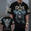Klassisk Rock Ozzy Osbourne T-shirts Sommar 3D-tryck Herr Dam Street Hip Hop Trend Kortärmade T-shirts Överdimensionerade Y2k Toppar
