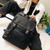 Men's Trendy Large Capacity Leather School, Business & Travel Backpack