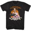 Carrie Mens Shirt Taste for Terror Horror Movie Tees Summer Mens and Womens Loose and Breathable Tshirt Top