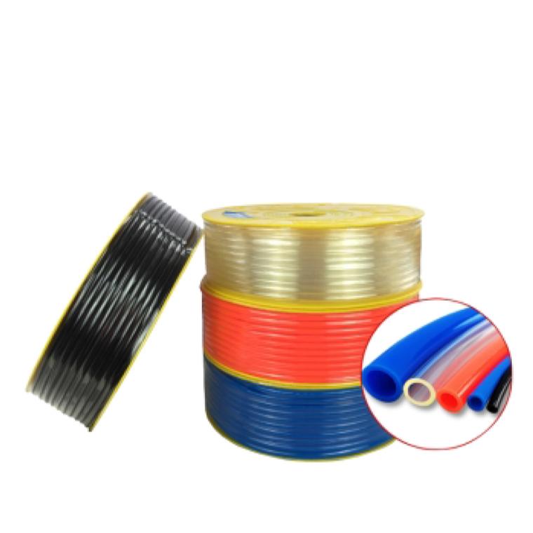 PU8X5 Customizable 8mm Pneumatic Air Hose Blue Black Red Transparent Colors 100Meter/Roll Tube Pneumatic Tools Accessories Parts 10 psi