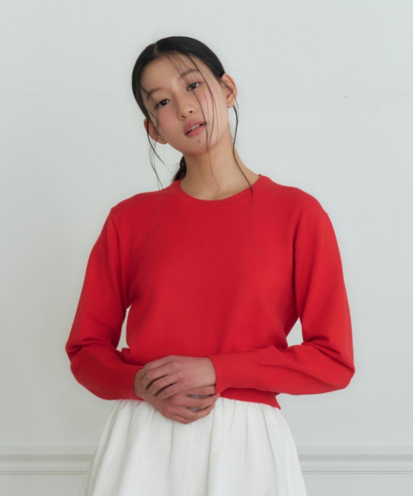 KNIZURE Daily Soft Round Bell Pullover_5 Colors