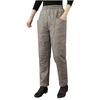 Women's Casual Cotton Trousers For Winter Warmth And Thin Down Straight Pockets