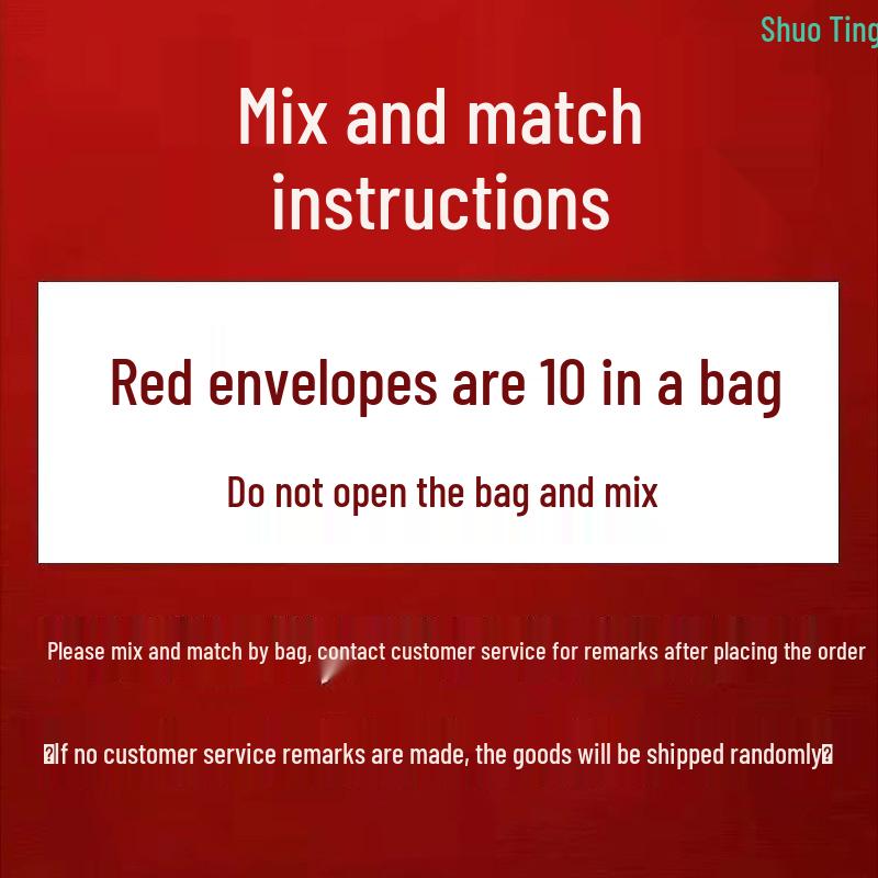 Mini Red Envelope Wedding Props - Creative Door Blocking Lai See Packet