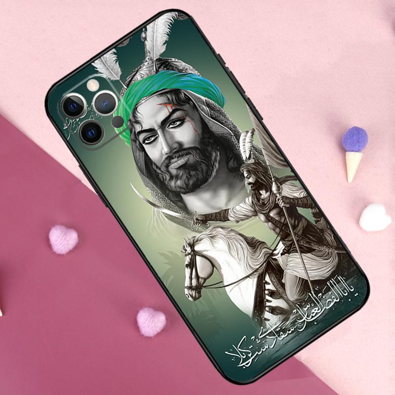 Imam Hussain Shia Ali Phone Case For iPhone 17 Pro Max 11 14 15 16 Pro Max Plus 12 13 Mini 16e 17 Air Back Cover