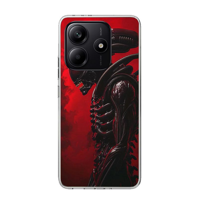 Cool A-Alien X-Xenomorph Case Phone Cover for Xiaomi Redmi Note 14 13 12S 12 11S 11 11T 11E 10S 10 Pro Plus 9 9S 5G + Trend Fund