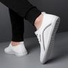 Men's New Breathable and Deodorant White Casual Shoes Soft Sole Soft Surface Men's Shoes Pc