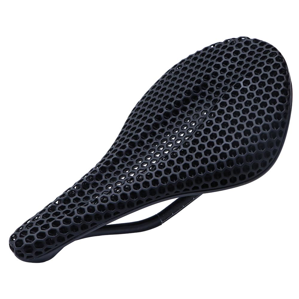 ODM Carbon Fibre Bike Saddle with Ventilation for Road Bicycles Comfortable Lightweight 3D Printed From China Factory